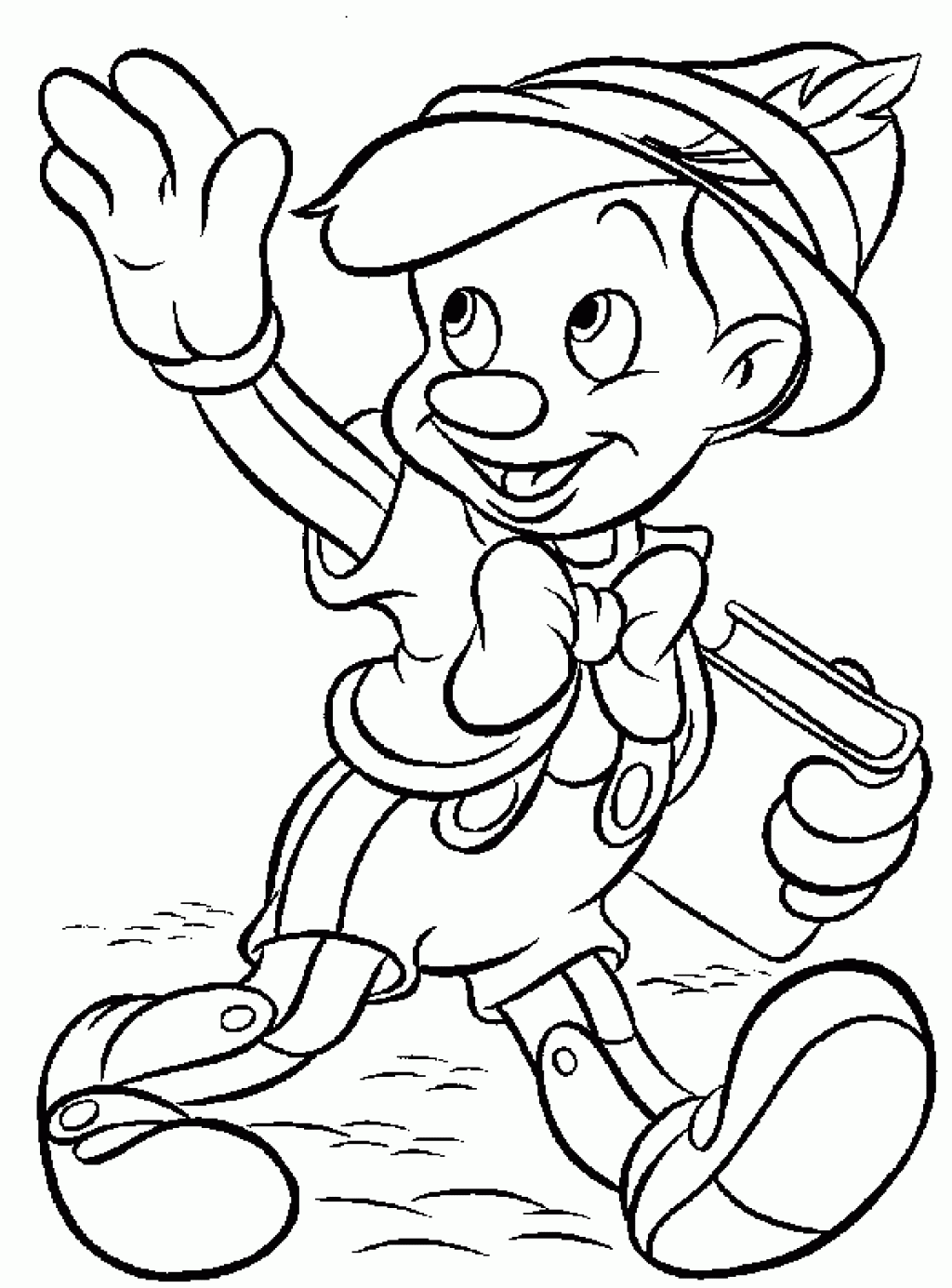 Coloring page: Pinocchio (Animation Movies) #132254 - Free Printable Coloring Pages