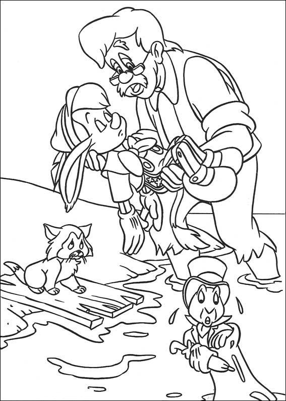 Coloring page: Pinocchio (Animation Movies) #132260 - Free Printable Coloring Pages