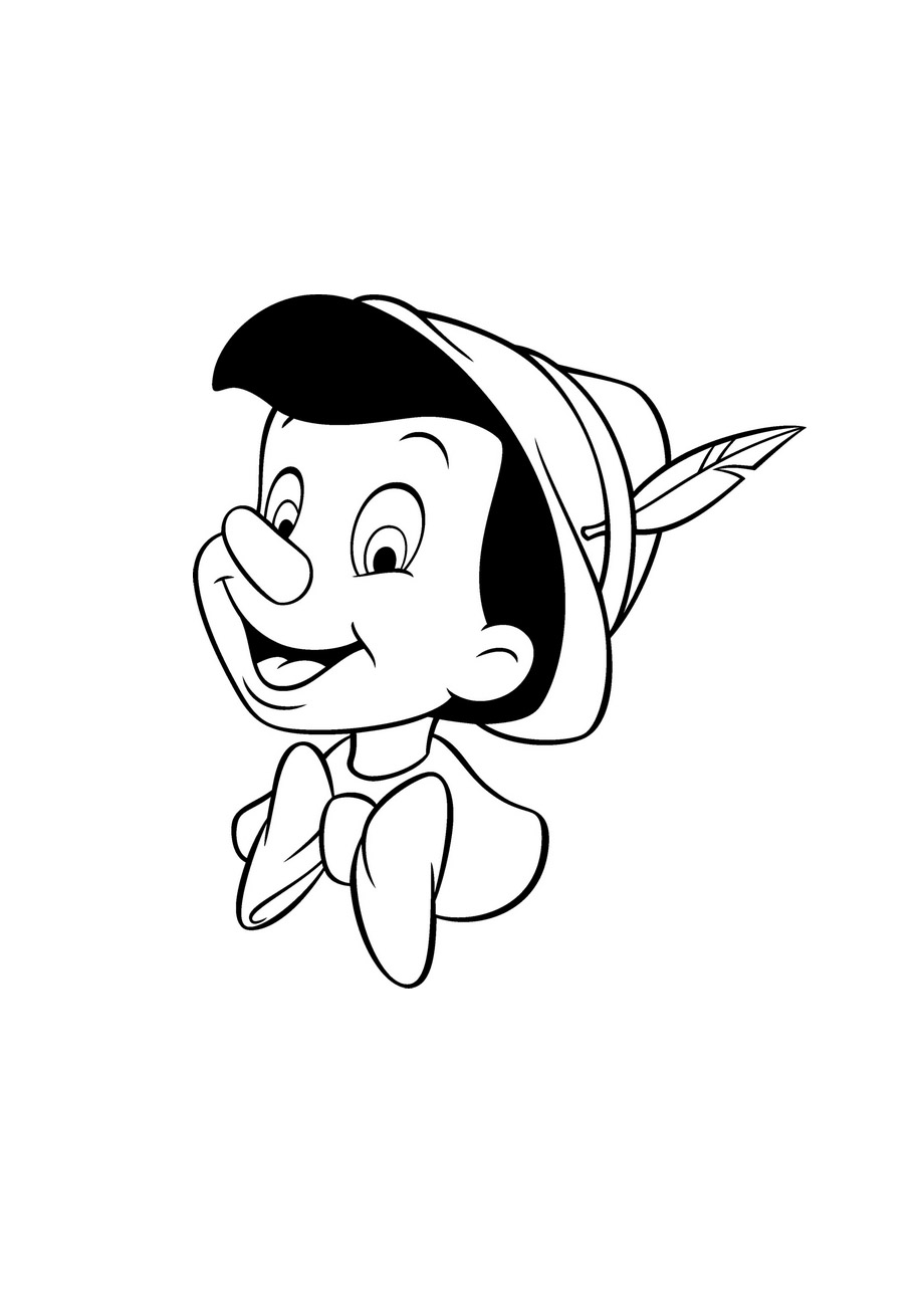 Coloring page: Pinocchio (Animation Movies) #132264 - Free Printable Coloring Pages