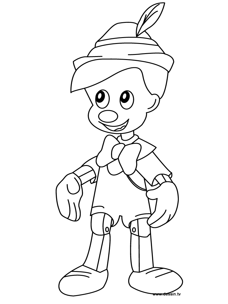 Coloring page: Pinocchio (Animation Movies) #132269 - Free Printable Coloring Pages