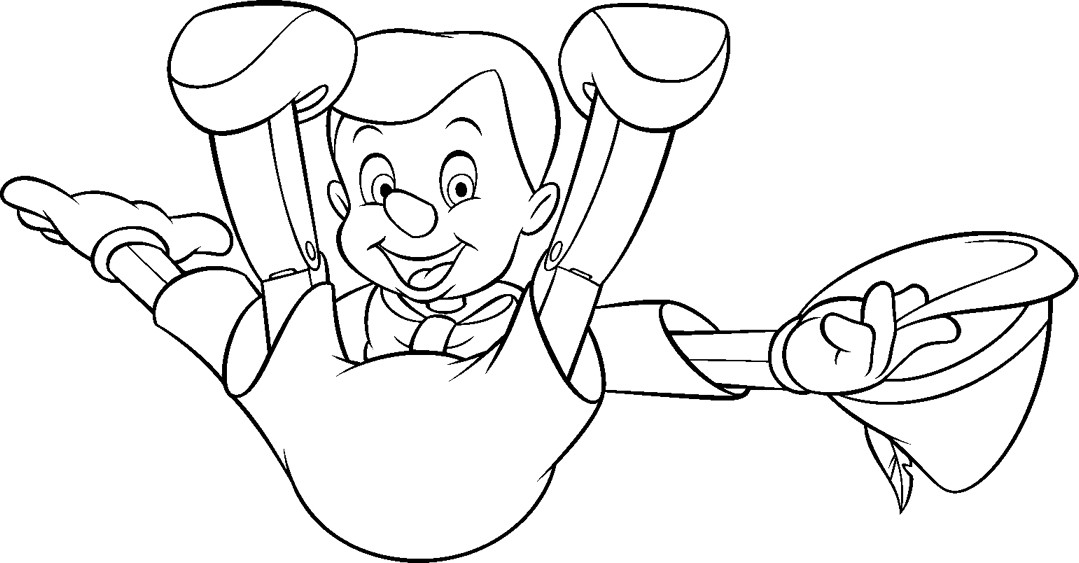 Coloring page: Pinocchio (Animation Movies) #132275 - Free Printable Coloring Pages