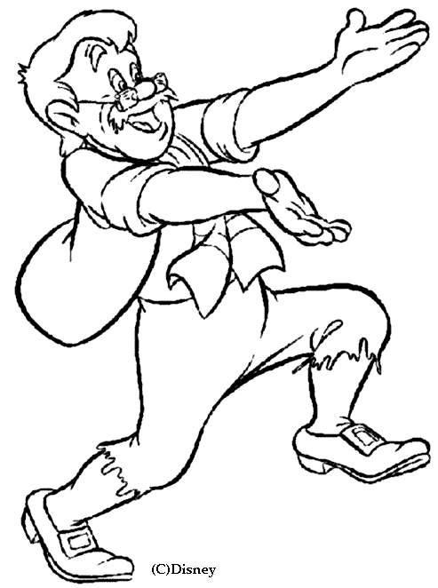 Coloring page: Pinocchio (Animation Movies) #132276 - Free Printable Coloring Pages