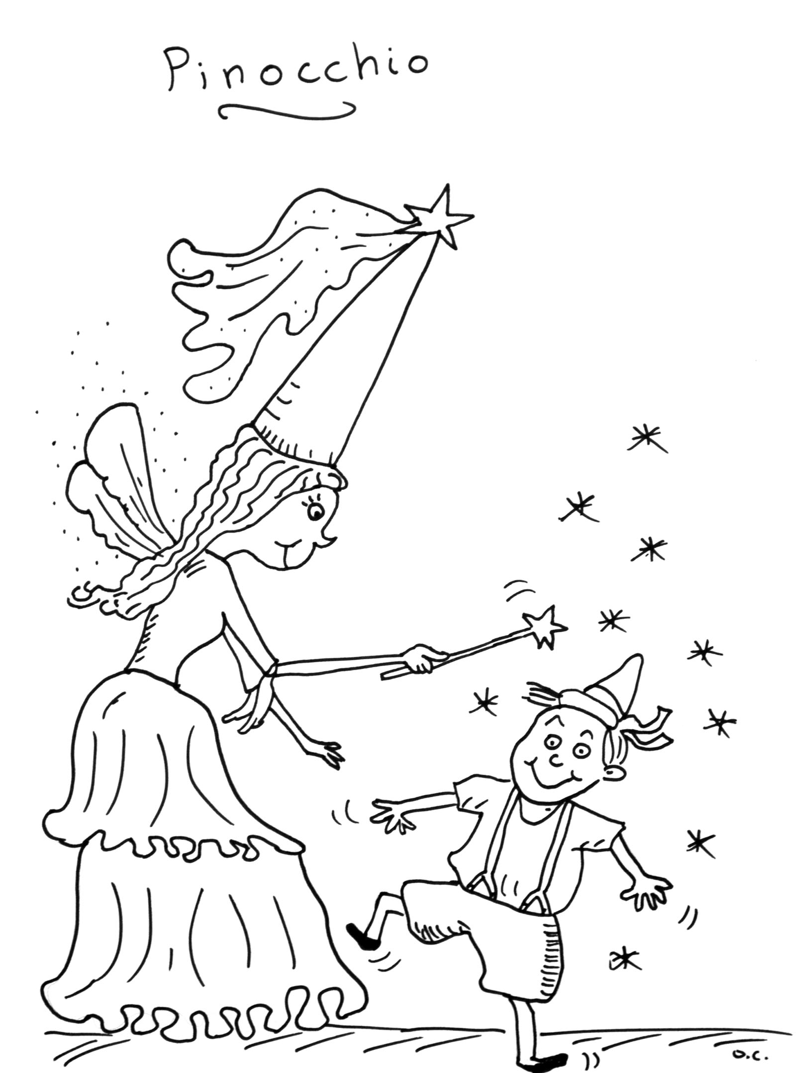 Coloring page: Pinocchio (Animation Movies) #132278 - Free Printable Coloring Pages