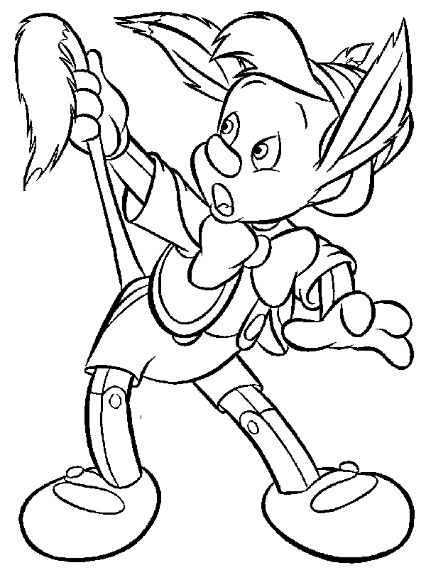 Coloring page: Pinocchio (Animation Movies) #132280 - Free Printable Coloring Pages