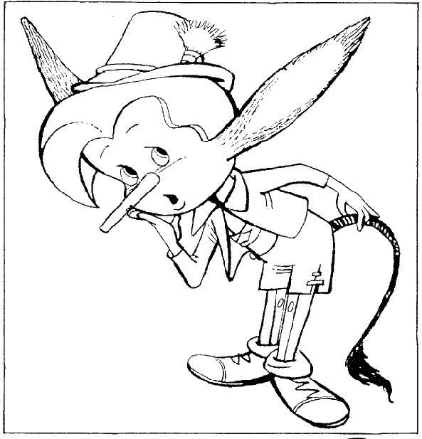 Coloring page: Pinocchio (Animation Movies) #132288 - Free Printable Coloring Pages