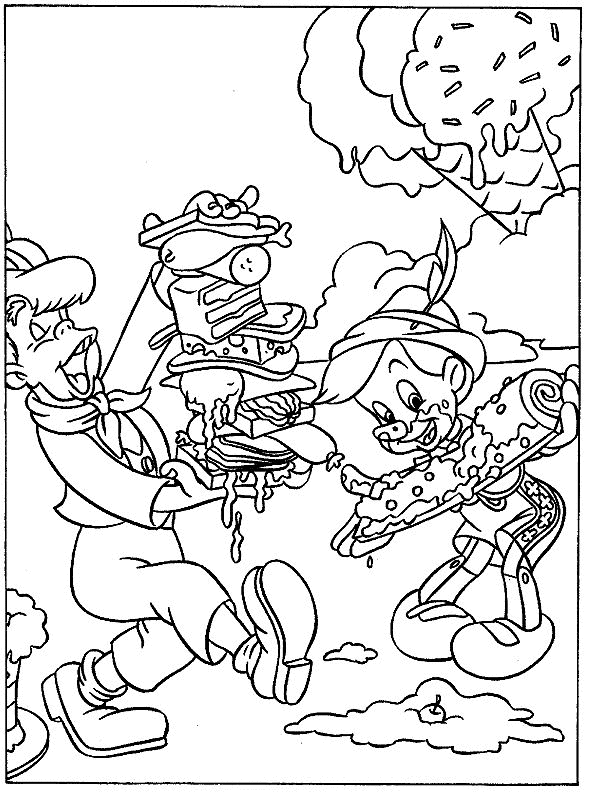 Coloring page: Pinocchio (Animation Movies) #132295 - Free Printable Coloring Pages