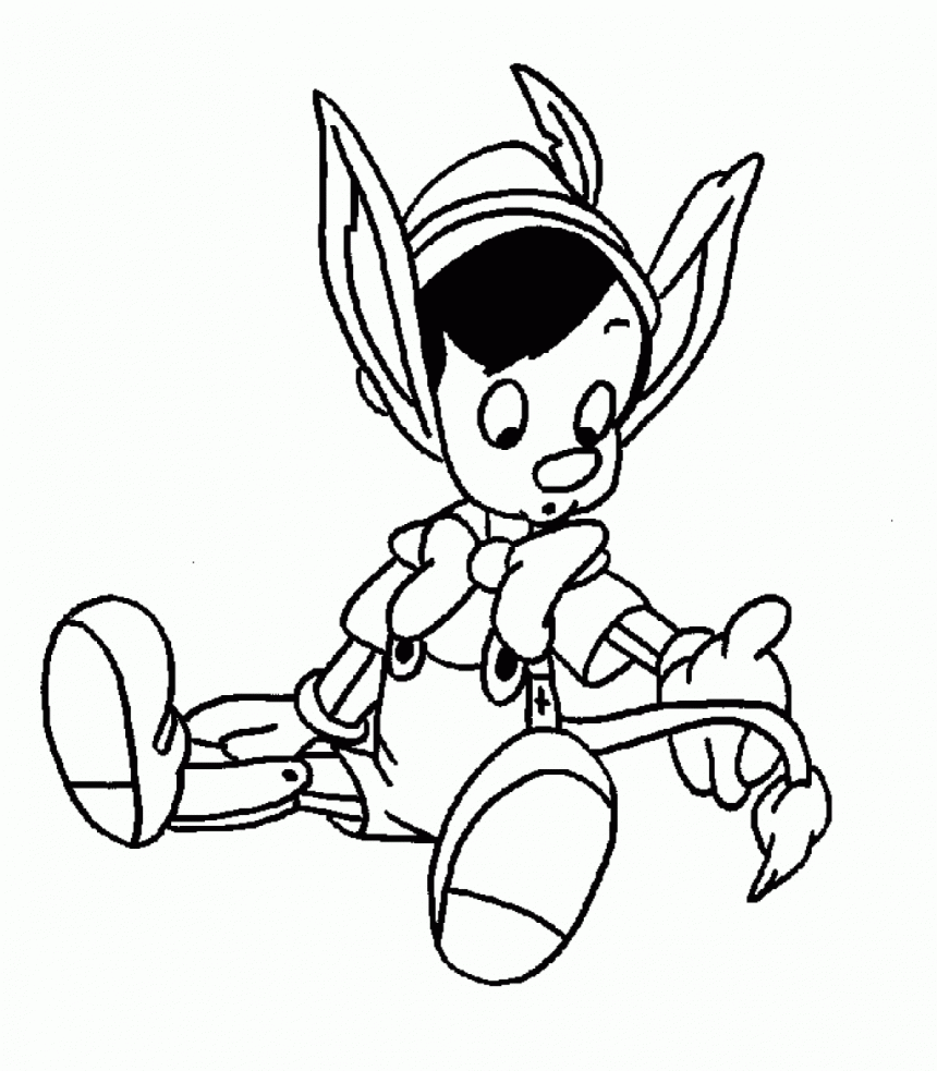 Coloring page: Pinocchio (Animation Movies) #132299 - Free Printable Coloring Pages