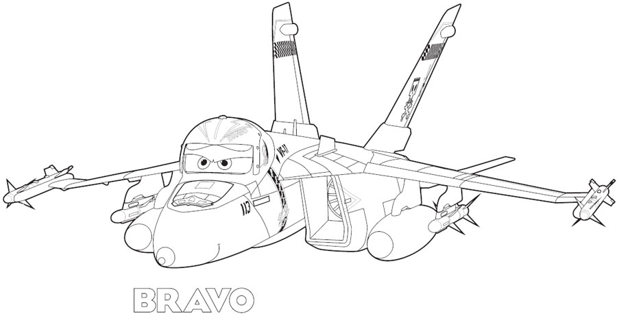 Coloring page: Planes (Animation Movies) #132691 - Free Printable Coloring Pages
