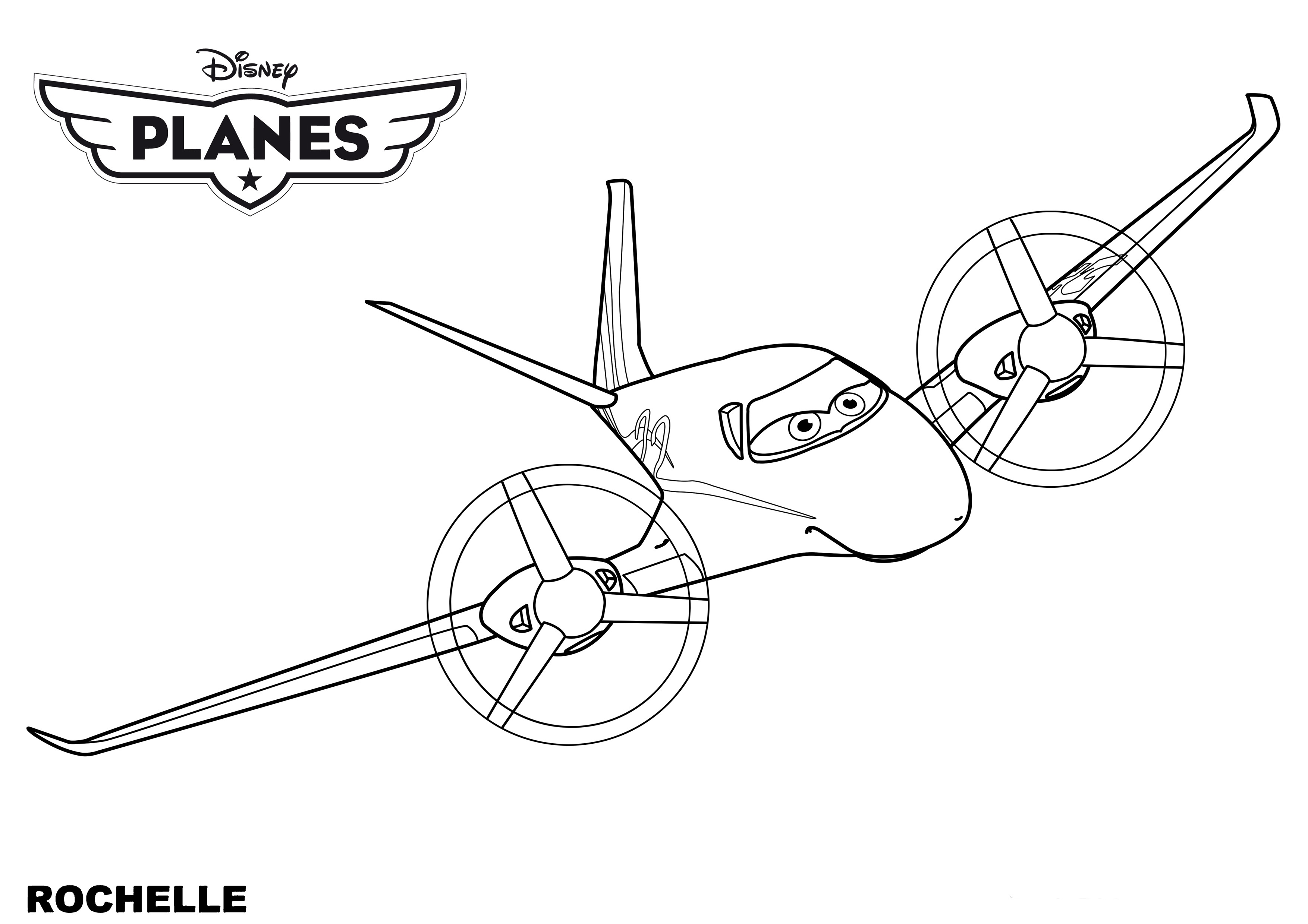 Coloring page: Planes (Animation Movies) #132703 - Free Printable Coloring Pages