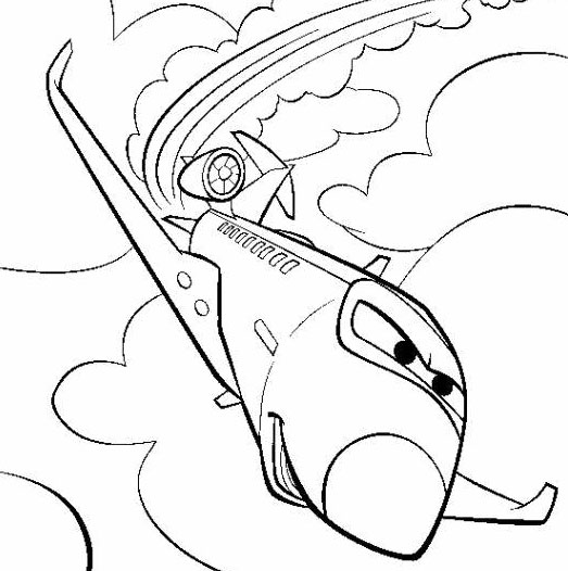 Coloring page: Planes (Animation Movies) #132756 - Free Printable Coloring Pages
