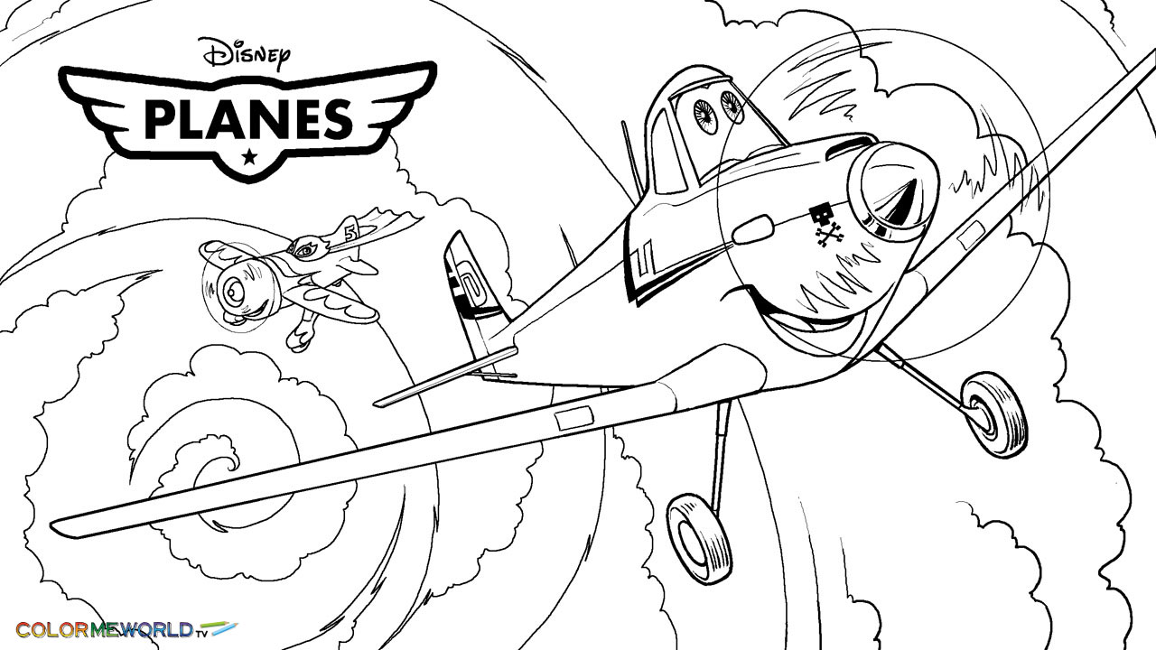 Coloring page: Planes (Animation Movies) #132773 - Free Printable Coloring Pages