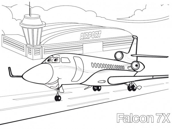 Coloring page: Planes (Animation Movies) #132805 - Free Printable Coloring Pages
