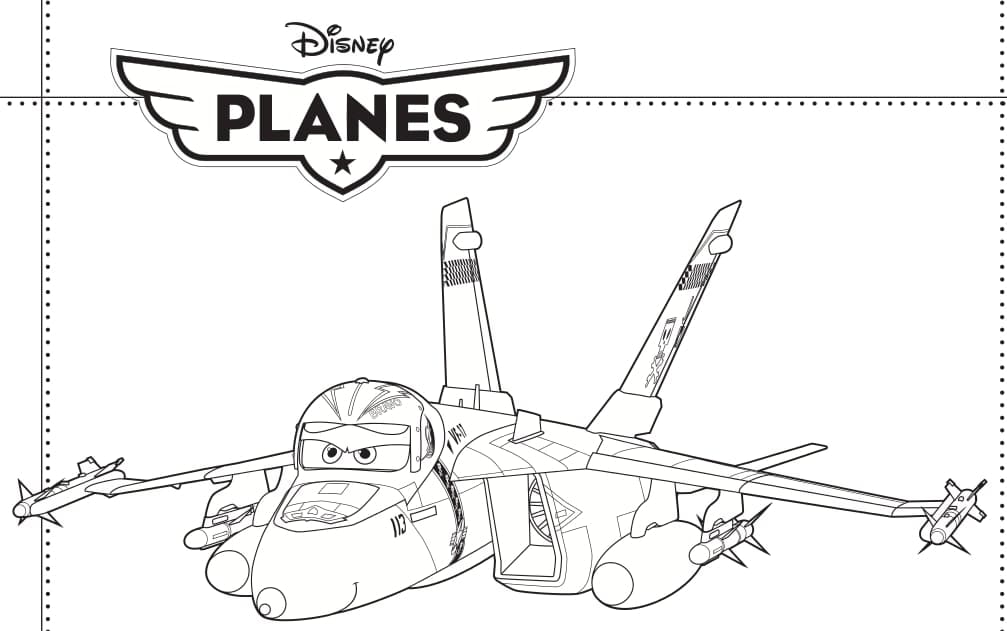 Coloring page: Planes (Animation Movies) #206420 - Free Printable Coloring Pages