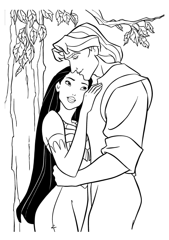Drawing Pocahontas #131330 (Animation Movies) – Printable coloring pages