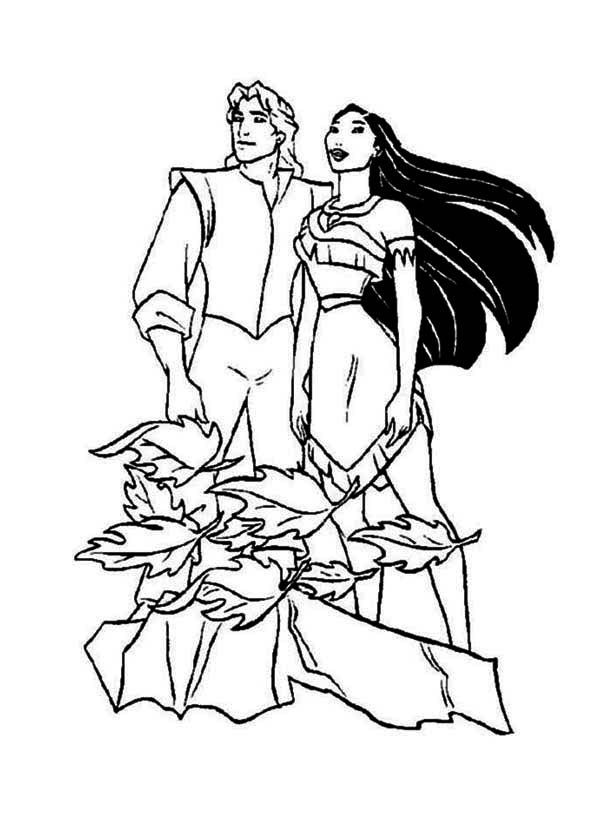 Coloring page: Pocahontas (Animation Movies) #131375 - Free Printable Coloring Pages