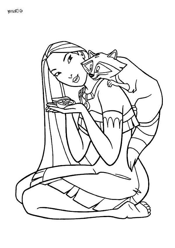 Coloring page: Pocahontas (Animation Movies) #131388 - Free Printable Coloring Pages