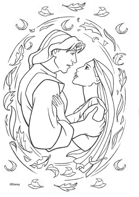 Coloring page: Pocahontas (Animation Movies) #131395 - Free Printable Coloring Pages