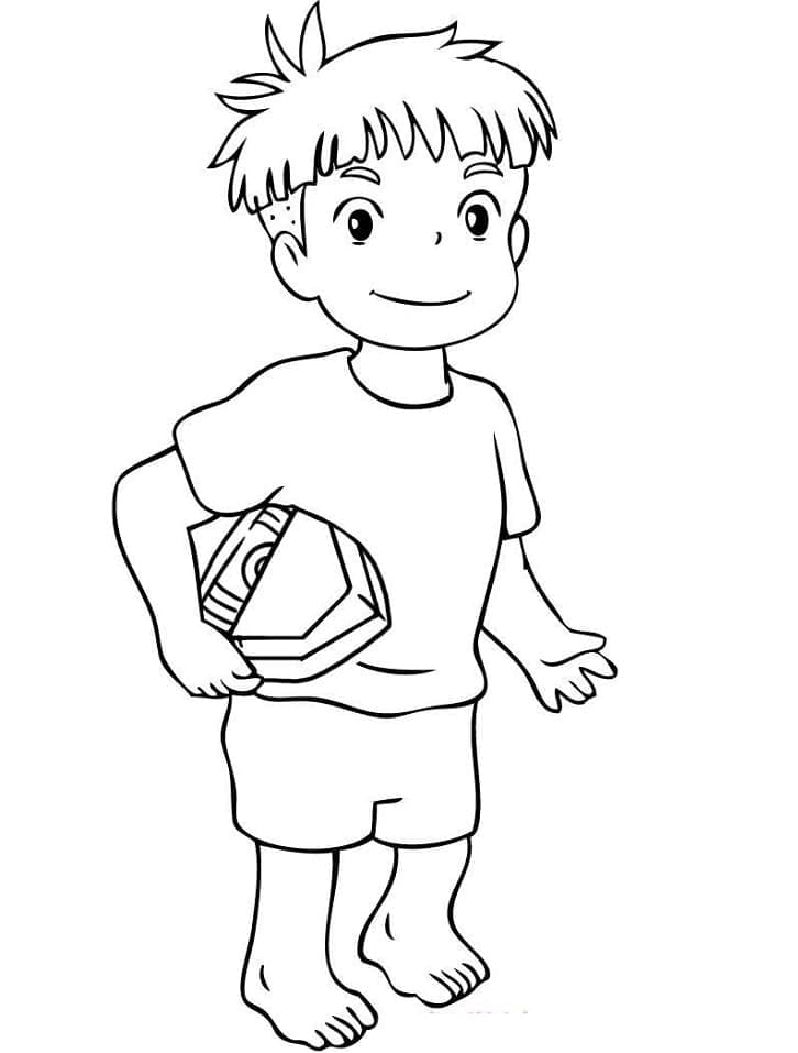 Free printable Ponyo coloring page #196847 from Animation Movies collection Free printable Ponyo coloring page #196847 from Animation Movies collection