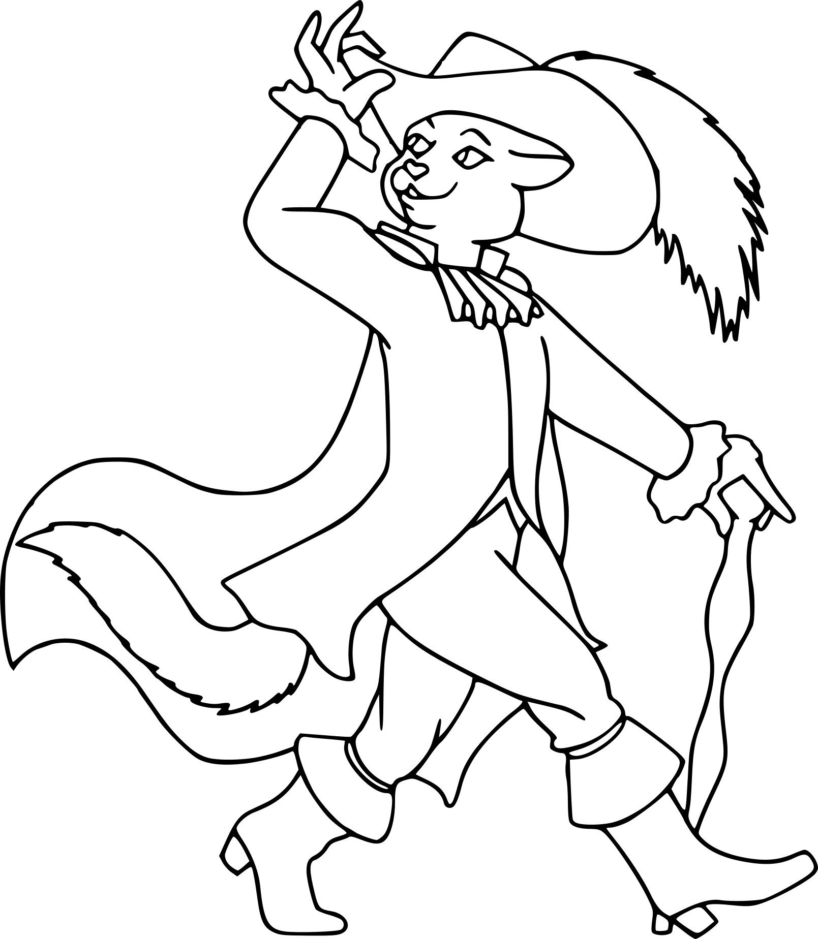 Coloring page: Puss in Boots (Animation Movies) #170668 - Free Printable Coloring Pages
