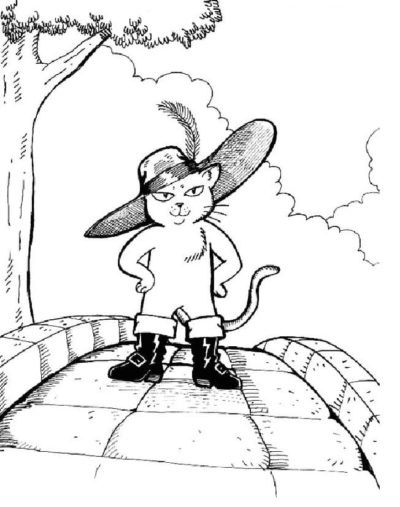 Coloring page: Puss in Boots (Animation Movies) #170678 - Free Printable Coloring Pages