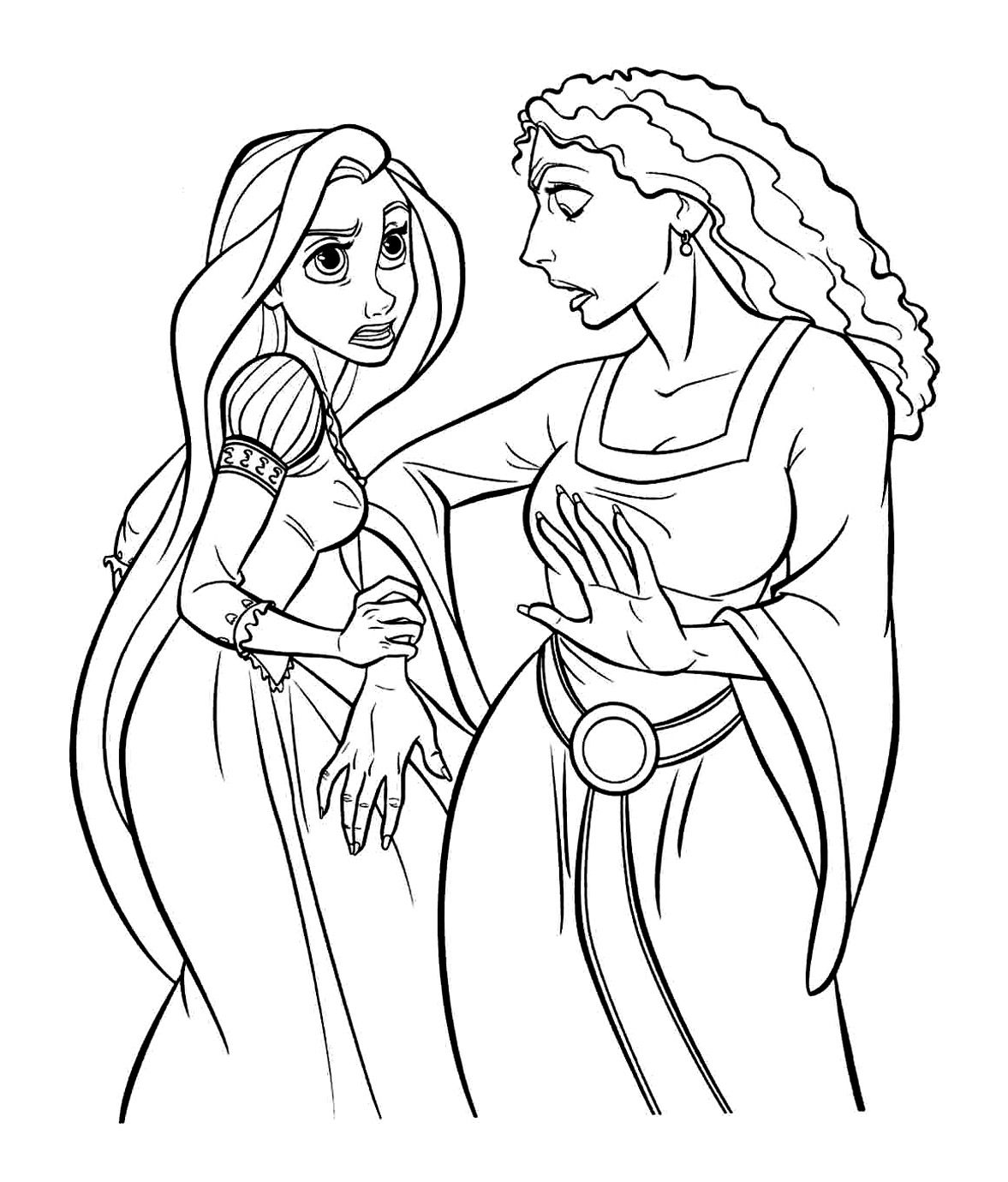 Coloring page: Raiponce (Animation Movies) #170048 - Free Printable Coloring Pages