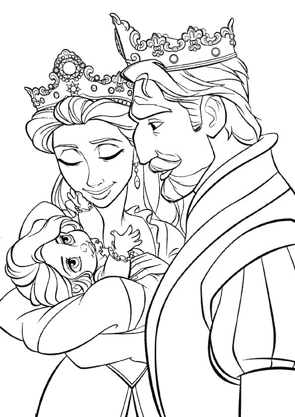 Coloring page: Raiponce (Animation Movies) #170062 - Free Printable Coloring Pages