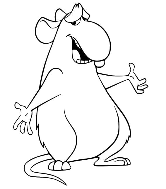Free printable Ratatouille coloring page #195327 from Animation Movies collection