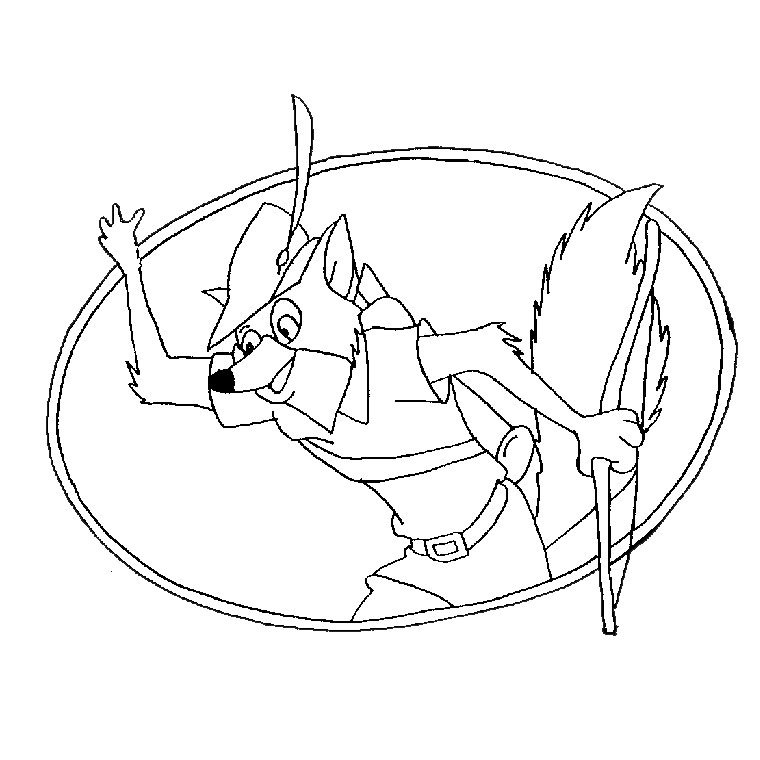 Coloring page: Robin Hood (Animation Movies) #132990 - Free Printable Coloring Pages