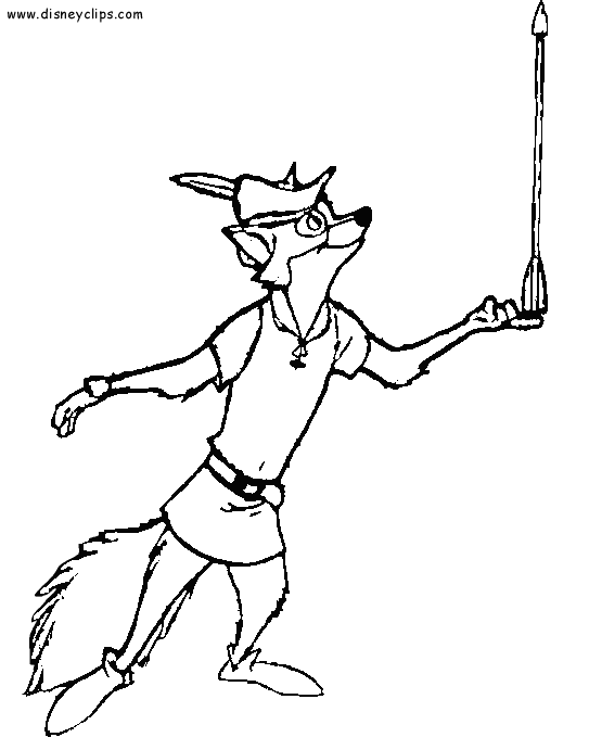 Coloring page: Robin Hood (Animation Movies) #133077 - Free Printable Coloring Pages