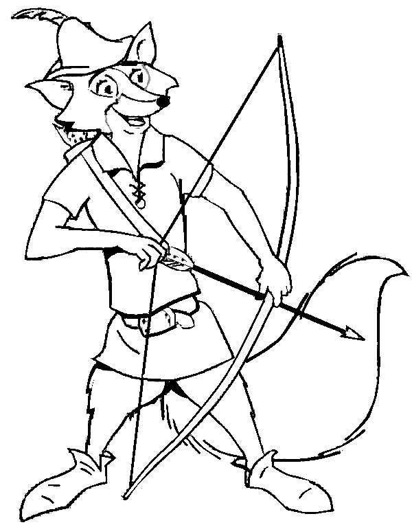 Coloring page: Robin Hood (Animation Movies) #133080 - Free Printable Coloring Pages