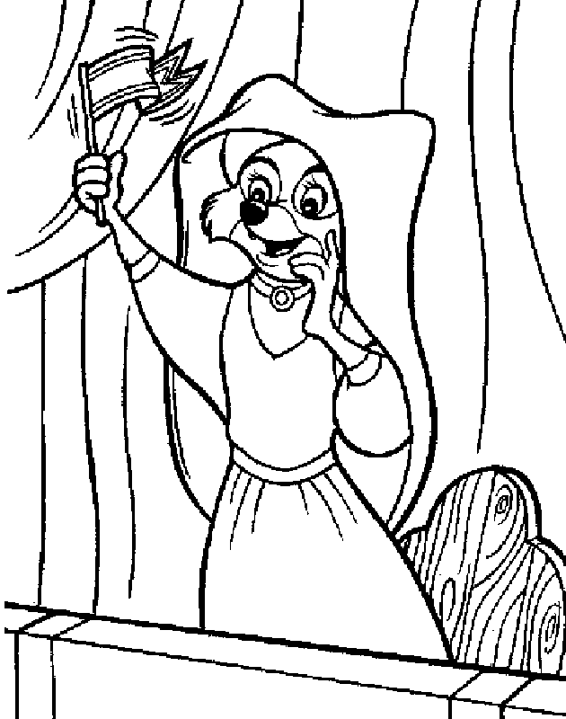 Coloring page: Robin Hood (Animation Movies) #133088 - Free Printable Coloring Pages