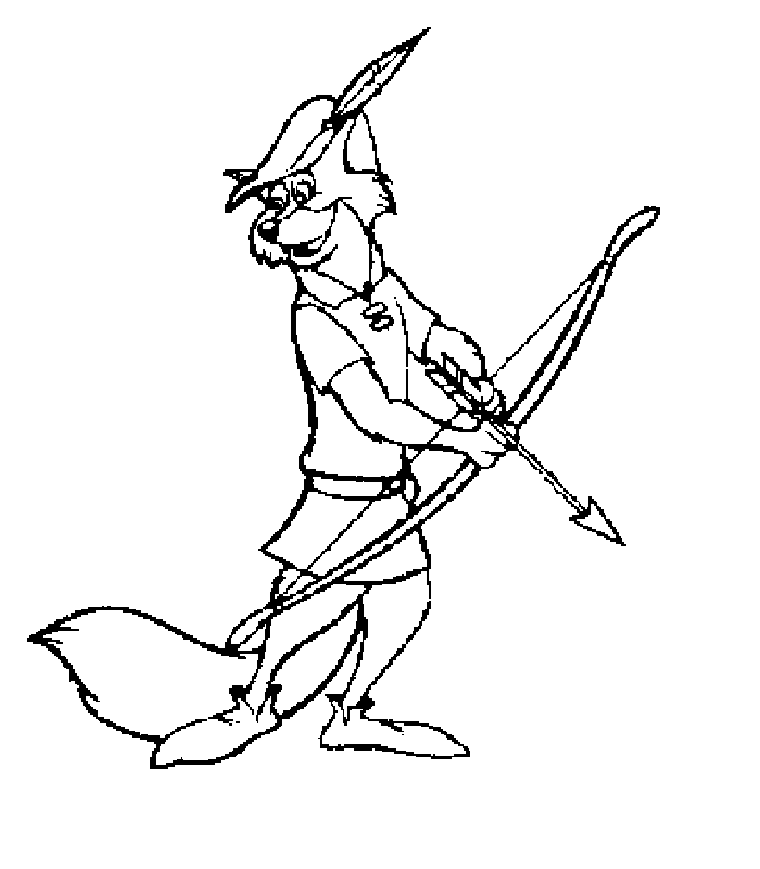 Coloring page: Robin Hood (Animation Movies) #133094 - Free Printable Coloring Pages