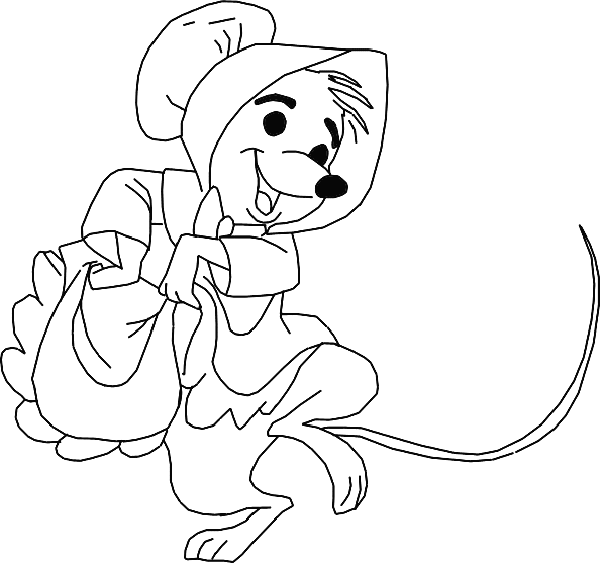 Coloring page: Robin Hood (Animation Movies) #133111 - Free Printable Coloring Pages