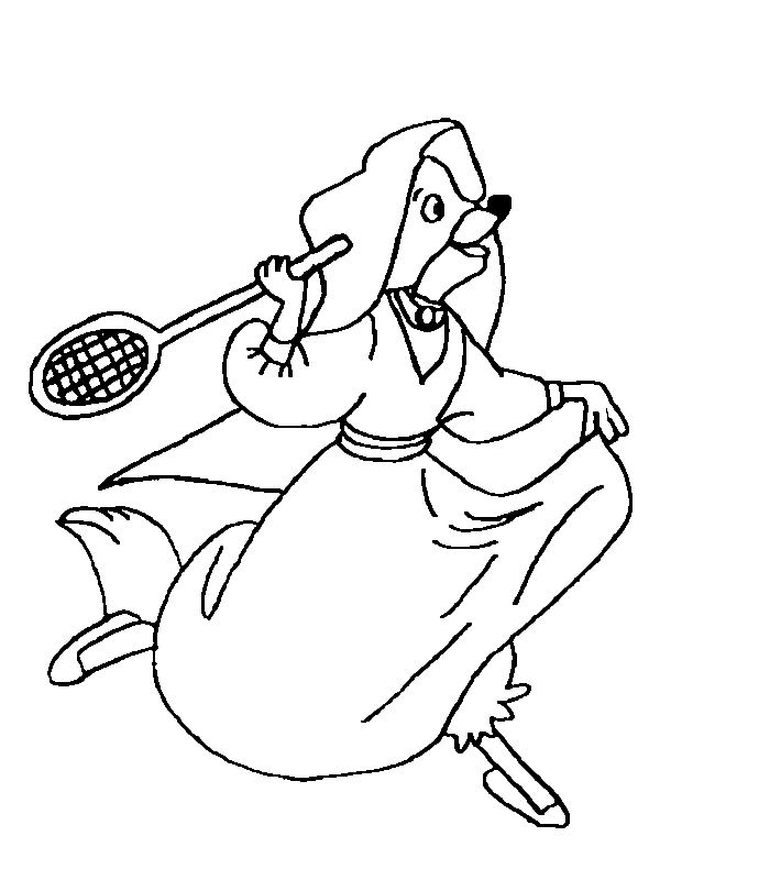 Coloring page: Robin Hood (Animation Movies) #133123 - Free Printable Coloring Pages
