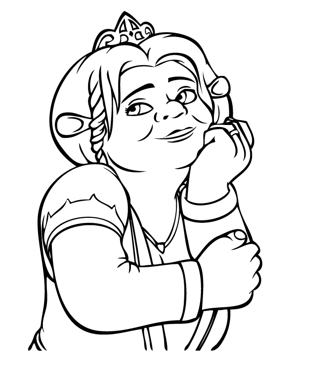 Coloring page: Shrek (Animation Movies) #115050 - Free Printable Coloring Pages