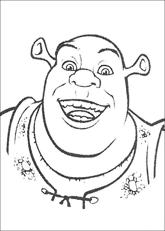 Coloring page: Shrek (Animation Movies) #115064 - Free Printable Coloring Pages