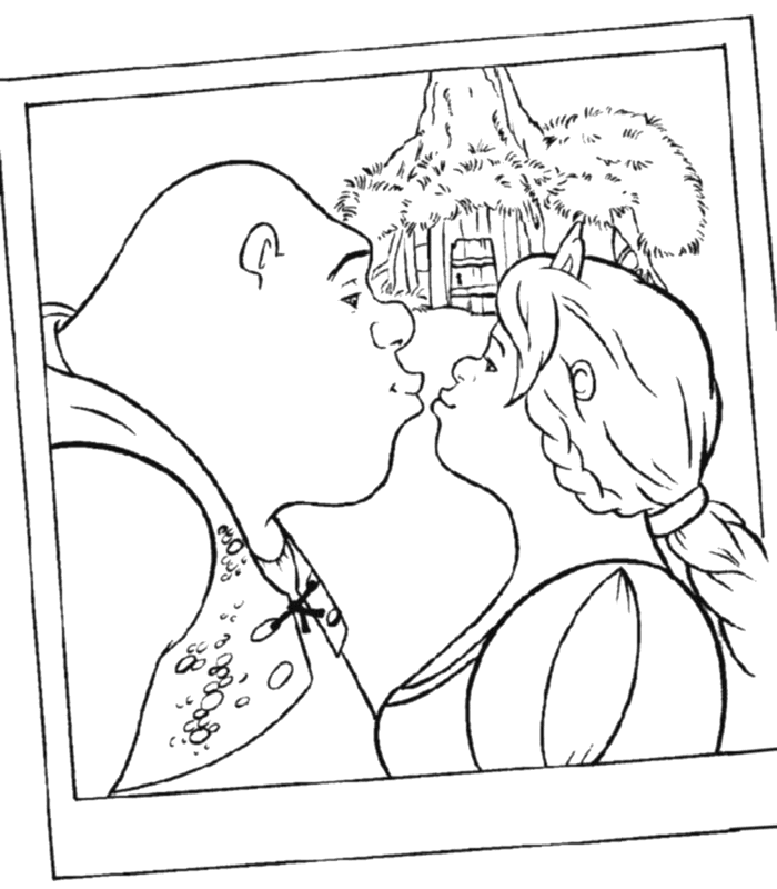 Coloring page: Shrek (Animation Movies) #115066 - Free Printable Coloring Pages