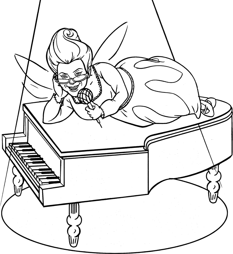 Coloring page: Shrek (Animation Movies) #115072 - Free Printable Coloring Pages