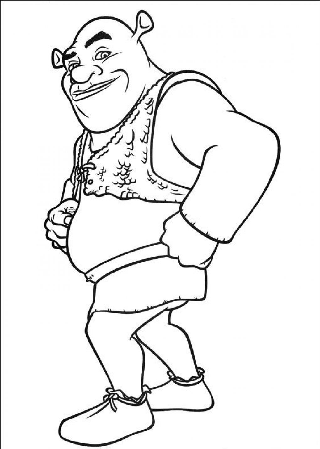 Coloring page: Shrek (Animation Movies) #115103 - Free Printable Coloring Pages
