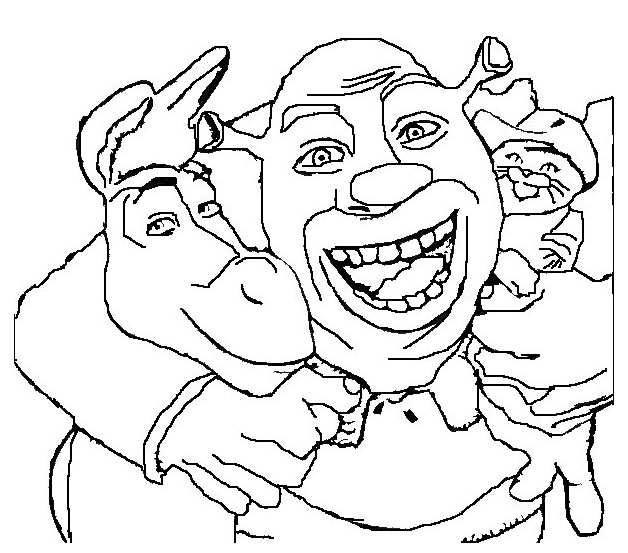 Coloring page: Shrek (Animation Movies) #115104 - Free Printable Coloring Pages