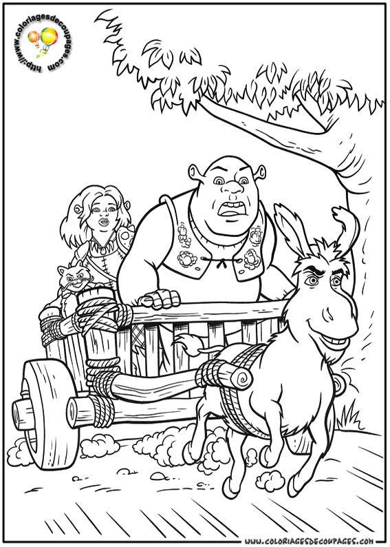 Coloring page: Shrek (Animation Movies) #115121 - Free Printable Coloring Pages