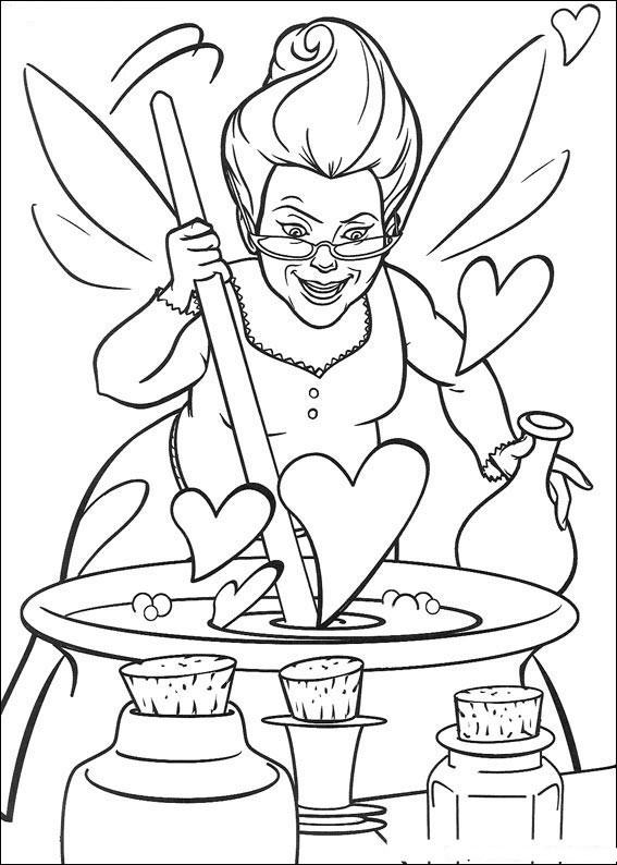 Coloring page: Shrek (Animation Movies) #115128 - Free Printable Coloring Pages