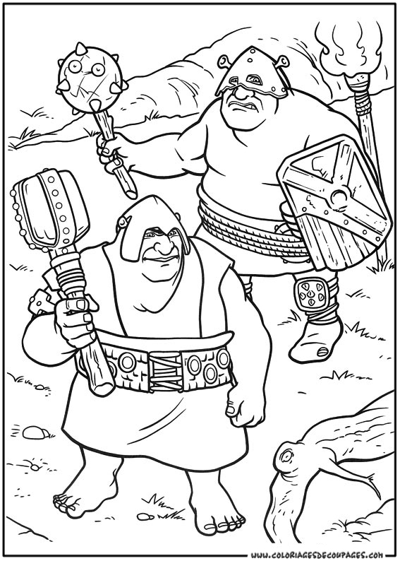 Coloring page: Shrek (Animation Movies) #115131 - Free Printable Coloring Pages