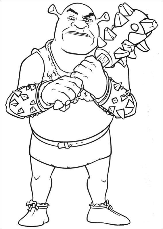 Coloring page: Shrek (Animation Movies) #115153 - Free Printable Coloring Pages