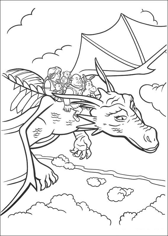 Coloring page: Shrek (Animation Movies) #115158 - Free Printable Coloring Pages