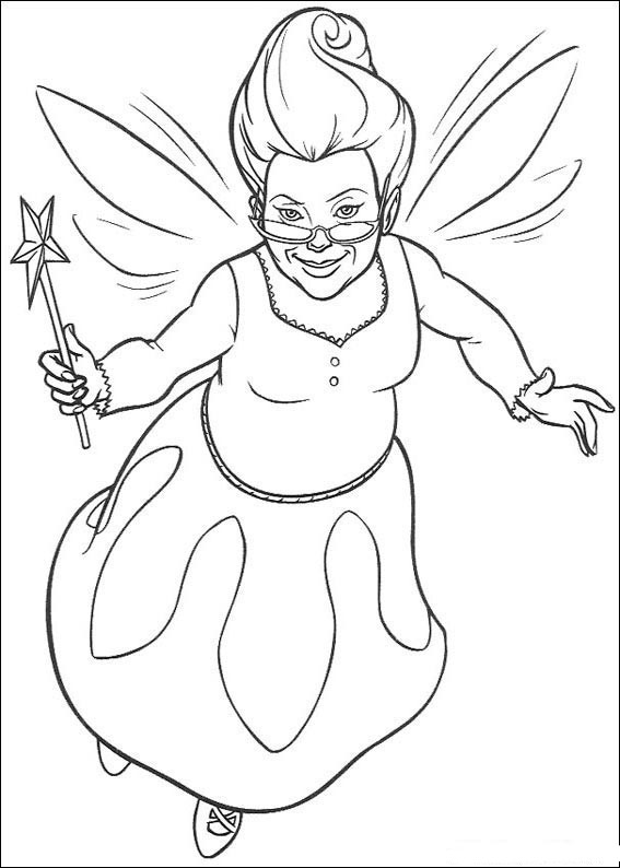 Coloring page: Shrek (Animation Movies) #115162 - Free Printable Coloring Pages