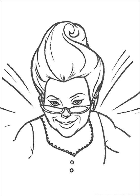 Coloring page: Shrek (Animation Movies) #115169 - Free Printable Coloring Pages