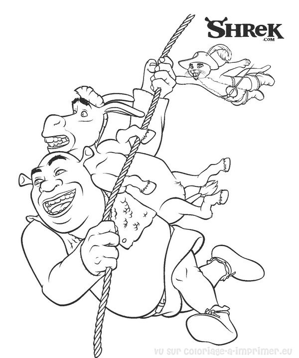 Coloring page: Shrek (Animation Movies) #115183 - Free Printable Coloring Pages