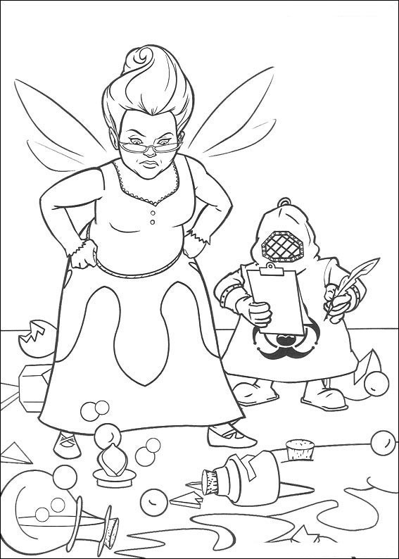 Coloring page: Shrek (Animation Movies) #115193 - Free Printable Coloring Pages