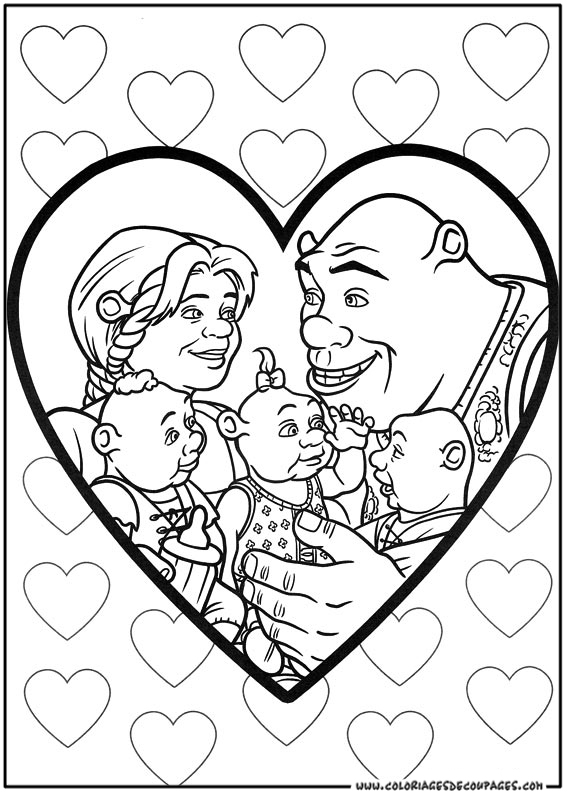 Coloring page: Shrek (Animation Movies) #115207 - Free Printable Coloring Pages
